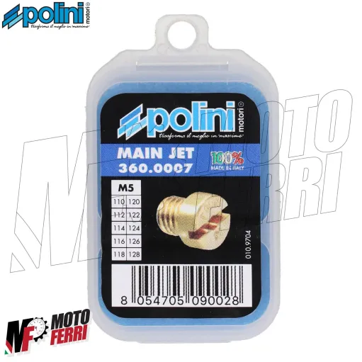 MF7935 Kit 10 getti massimo 110 / 128 per Carburatore Dellorto PHBG 19 - PHBG 21