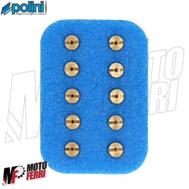 MF7935 Kit 10 getti massimo 110 / 128 per Carburatore Dellorto PHBG 19 - PHBG 21