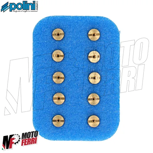 MF7935 Kit 10 getti massimo 110 / 128 per Carburatore Dellorto PHBG 19 - PHBG 21