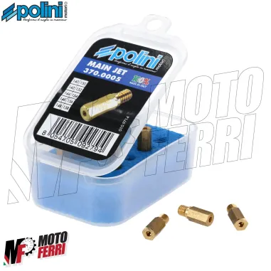 MF7937 Kit 10 Getti Gigler Massimo Polini 140 / 158 per Carburatore PWK Keihin