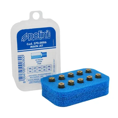 MF7938 Kit 10 Getti Gigler Massimo Polini 160 / 178 per Carburatore PWK Keihin