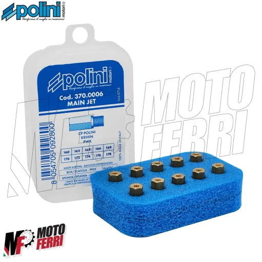 MF7938 Kit 10 Getti Gigler Massimo Polini 160 / 178 per Carburatore PWK Keihin