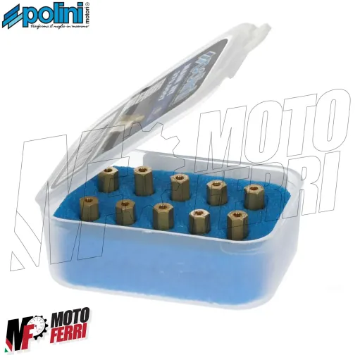 MF7939 Kit 10 Getti Gigler Massimo Polini 180 / 198 per Carburatore PWK Keihin