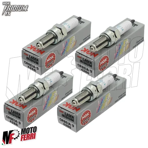 MF7943 Kit 4 Candele NGK IRIDIO CR8EIA-9 Suzuki V-Strom 650 mod 2013 / 2024
