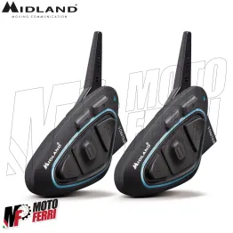 Interfono Midland Moto Bluetooth BTX2 Pro S LR Twin Coppia Doppio Moto 2