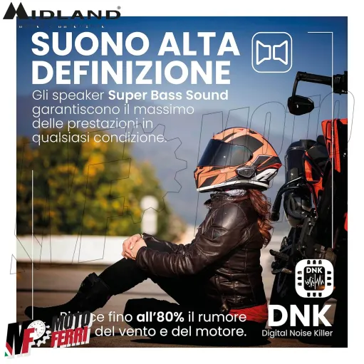 Interfono Midland Moto Bluetooth BTX2 Pro S LR Twin Coppia Doppio Moto