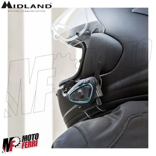 Interfono Midland Moto Bluetooth BTX2 Pro S LR Twin Coppia Doppio Moto