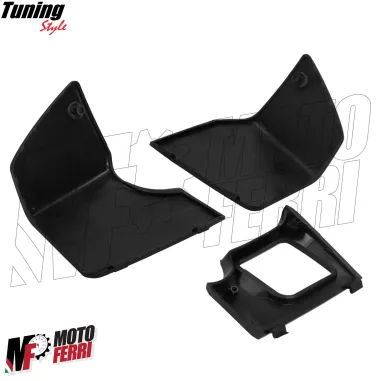 MF7953 Coperchi Scudo Interno Nero Opaco per Vespa GTS 300 125 Keyless 2023 2024