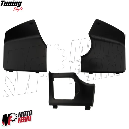 MF7953 Coperchi Scudo Interno Nero Opaco per Vespa GTS 300 125 Keyless 2023 2024