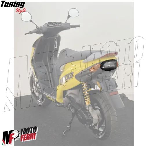 MF3285 Gemma Stop Trasparente per Piaggio NRG MC2 MC3 Extreme 50 2T