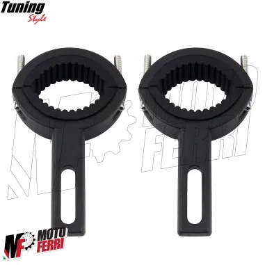 MF7956 Supporto Faretti Fari Supplementari Moto per Forcella 38 / 60 mm