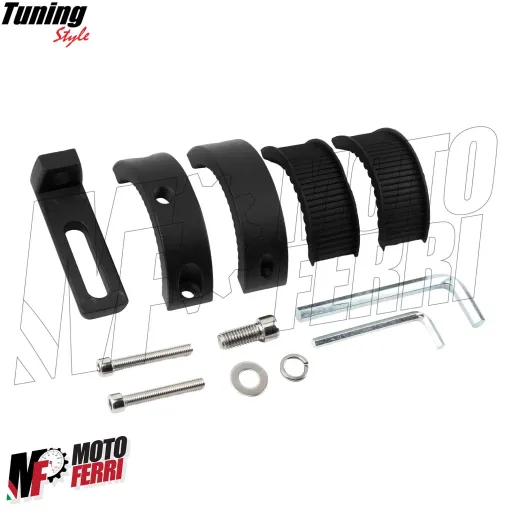MF7956 Supporto Faretti Fari Supplementari Moto per Forcella 38 / 60 mm