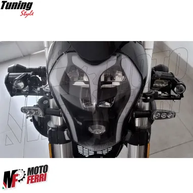 MF7956 Supporto Faretti Fari Supplementari Moto per Forcella 38 / 60 mm