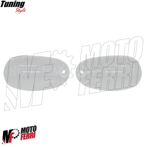 MF7957 Gemma Frecce Anteriore Posteriore Trasparente Piaggio NRG MC2 50 2T