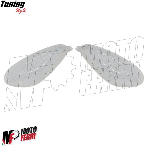 MF7958 Gemma Frecce Anteriore Posteriore Trasparente Piaggio NRG MC3 / Extreme