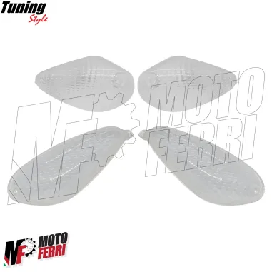 MF7958 Gemma Frecce Anteriore Posteriore Trasparente Piaggio NRG MC3 / Extreme