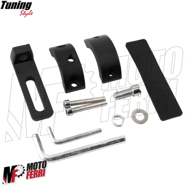 MF7955 Supporto Faretti Fari Supplementari Moto per Forcella 20 / 38 mm