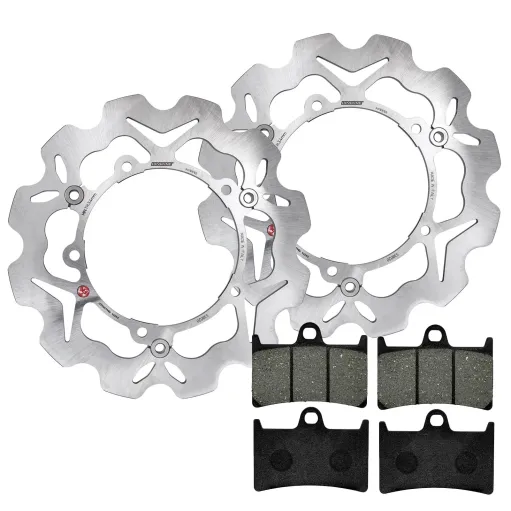 MF2453 Dischi Freno Anteriore Braking Wave + Pastiglie TMax 530 560 dal 2012 al 2026