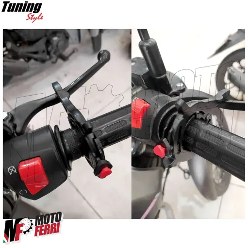 MF7960 Cruise Control Acceleratore Universale Moto Scooter Rilascio con Click