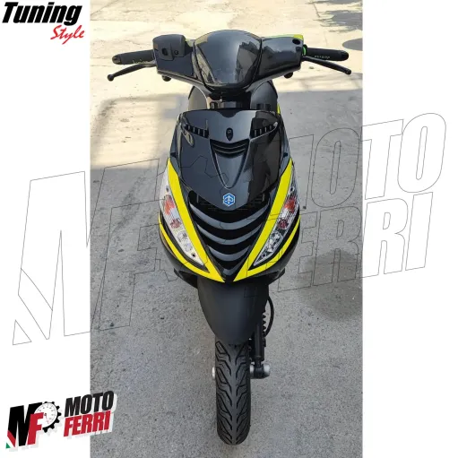 MF7680 Plastica Fanale Anteriore Fumè Scuro Piaggio ZIP SP 50 100 125 2000/2018