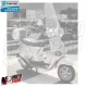 MF7972 Freccia Anteriore Destra Originale Vespa ET2 ET4 50 125 150 mod 1996/2005