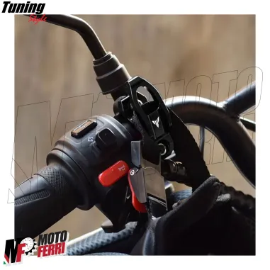 MF7997 Gancio Porta Casco Borsa Yamaha MT10 MT09 MT07 MT03 MT125 Nero CNC