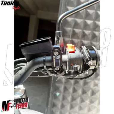 MF7997 Gancio Porta Casco Borsa Yamaha MT10 MT09 MT07 MT03 MT125 Nero CNC