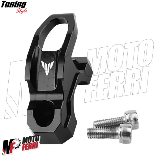 MF7997 Gancio Porta Casco Borsa Yamaha MT10 MT09 MT07 MT03 MT125 Nero CNC