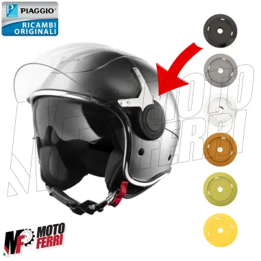MF8014 Kit Placche Nottolini Colorati per Visiera Casco Vespa VJ