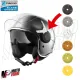MF8014 Kit Placche Nottolini Colorati per Visiera Casco Vespa VJ