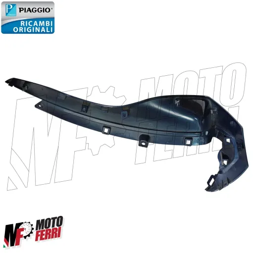 MF6127 Carena Pedana Tunnel Sinistro Blu Shiny Met Piaggio Beverly 300 400 HPE