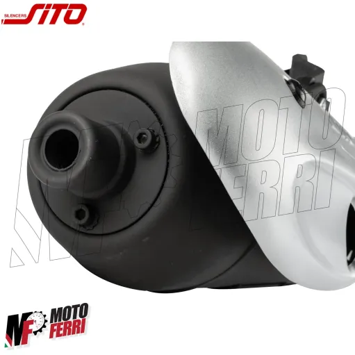 MF0033 Marmitta Sito Motore Piaggio NRG MC2 Extreme Aprilia Scarabeo Street 2T