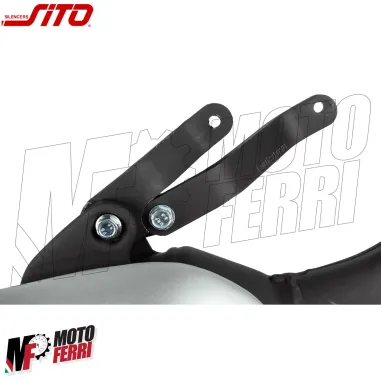 MF0033 Marmitta Sito Motore Piaggio NRG MC2 Extreme Aprilia Scarabeo Street 2T