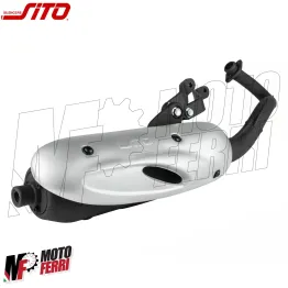 MF0033 Marmitta Sito Piaggio Liberty Zip ET2 LX Gilera Runner SP Typhoon 50 2T 2