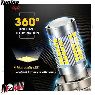 MF8048 Lampadina P26s 6V LED Vespa Special R L Faro Fanale Anteriore