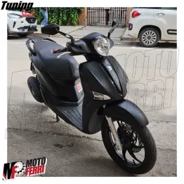 MF3244 Specchietti Retrovisori Neri Piaggio Liberty iGet 2015/2024 Omologati 2