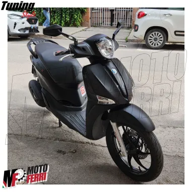 MF3244 Specchietti Retrovisori Neri Piaggio Liberty iGet 2015/2024 Omologati