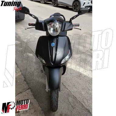 MF3244 Specchietti Retrovisori Neri Piaggio Liberty iGet 2015/2024 Omologati
