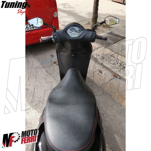 MF3244 Specchietti Retrovisori Neri Piaggio Liberty iGet 2015/2024 Omologati