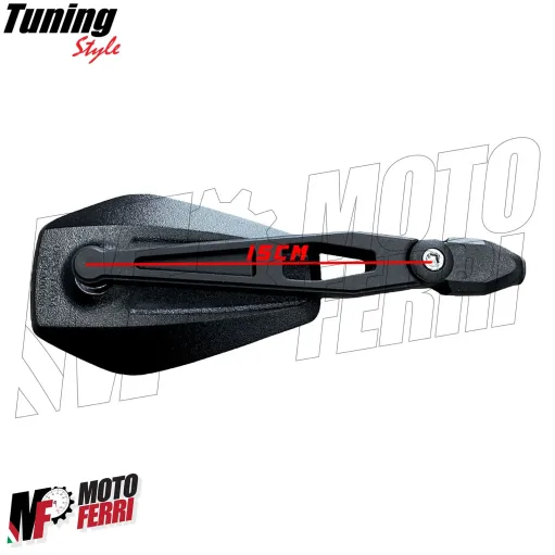 MF3244 Specchietti Retrovisori Neri Piaggio Liberty iGet 2015/2024 Omologati