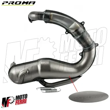 MF1073 Marmitta Proma Vespa 50 PK S XL N V Rush FL FL2 Motore Corsa Corta