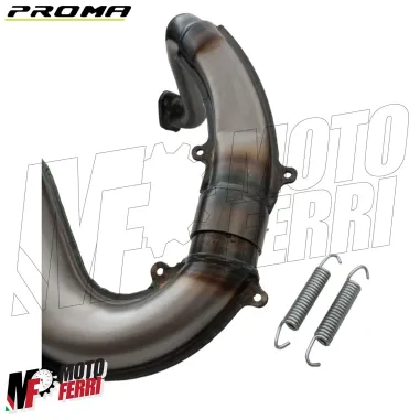 MF1073 Marmitta Proma Vespa 50 PK S XL N V Rush FL FL2 Motore Corsa Corta