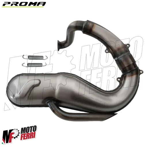 MF1073 Marmitta Proma Vespa 50 PK S XL N V Rush FL FL2 Motore Corsa Corta
