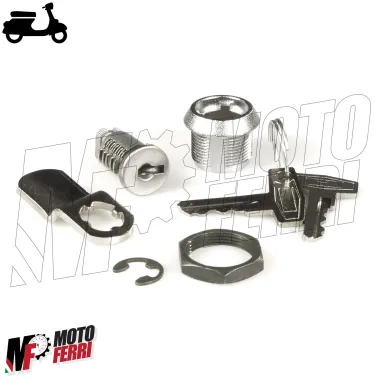 Kit Serratura Sportello Motore Vespa 50 90 Special R L N 125 ET3 Primavera