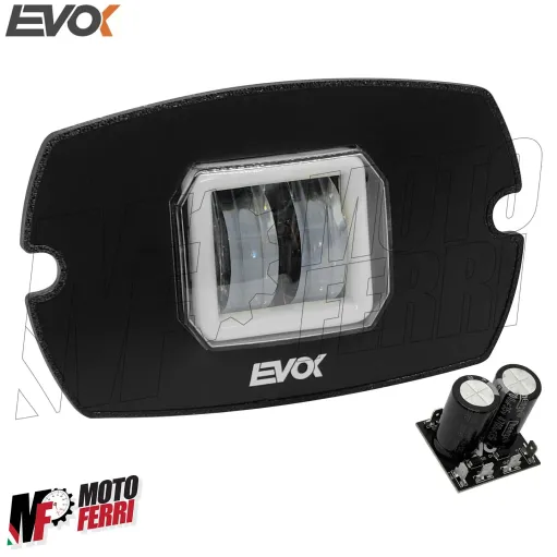 MF8046 Fanale Faro anteriore EVOK Led Vespa 50 Special 6V - 12V con convertitore