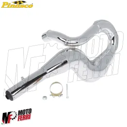 MF0544 Marmitta Pinasco Racing Cromata Vespa 200 PX PE Arcobaleno Cosa 2