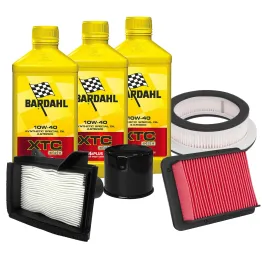 MF8074 Kit 3L Olio Bardahl XTC 10W40 + Filtro Aria Yamaha TMax 560 mod 2020 2021