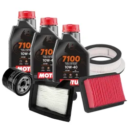 MF8075 Kit 3L Olio Motul 7100 10W40 + Filtro Aria Yamaha TMax 560 mod 2020 2021