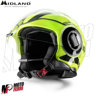 Interfono Midland Lokui K10 Bluetooth Casco Moto Scooter Jet Modulare
