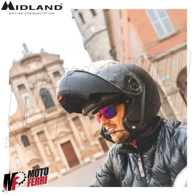 Interfono Midland Lokui K10 Bluetooth Casco Moto Scooter Jet Modulare